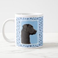 Labrador Retriever Black Painting Original Dog Art