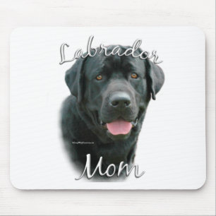 Labrador Retriever (blk) Mama 2 Mousepad