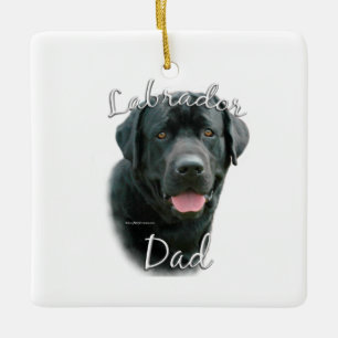 Labrador Retriever (blk) Vater 2 Keramikornament