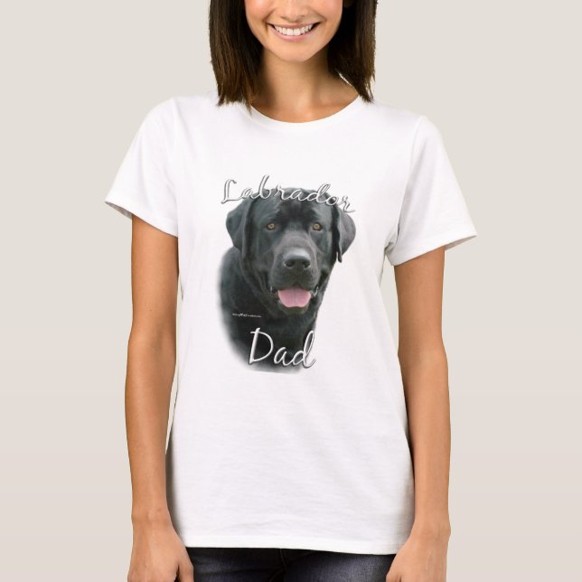 Labrador Retriever (blk) Vater 2 T-Shirt (Vorderseite)