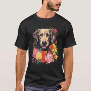 Labrador Retriever Blumenstrauß T-Shirt