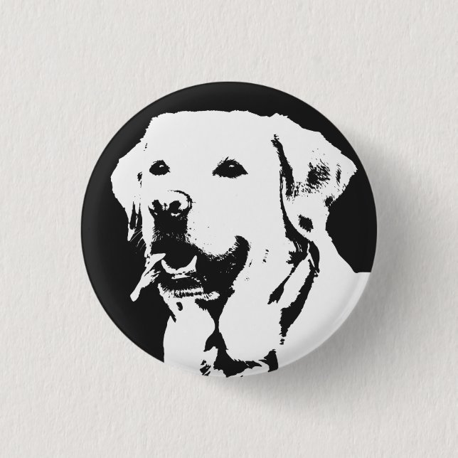 Labrador Retriever Button (Vorderseite)
