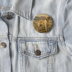 Labrador Retriever Button