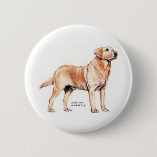 Labrador Retriever Button