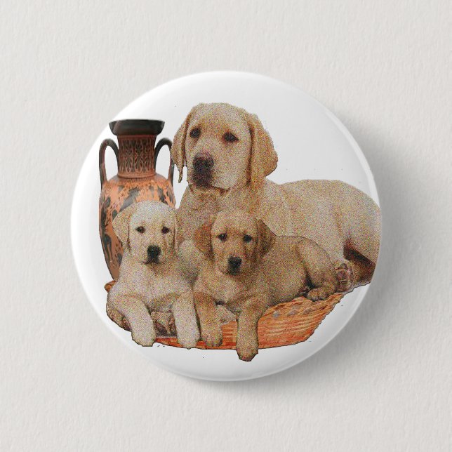 Labrador Retriever Button (Vorderseite)