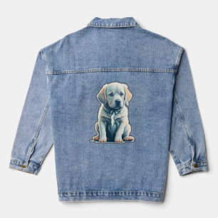 Labrador Retriever Calm Puppy Jeansjacke