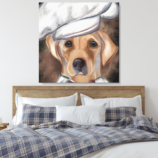 Labrador Retriever  Canvas Print Leinwanddruck (Insitu (Schlafzimmer))