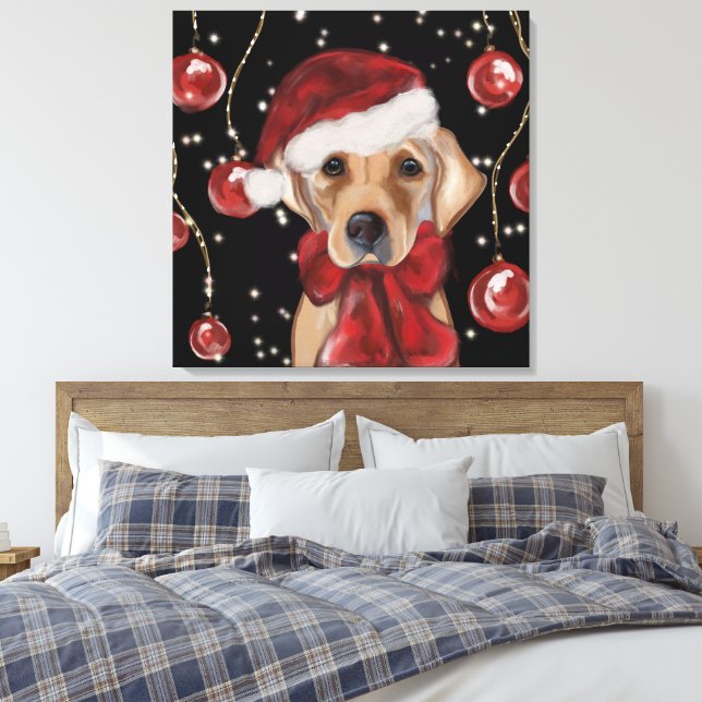 Labrador Retriever  Canvas Print Leinwanddruck (Insitu (Schlafzimmer))