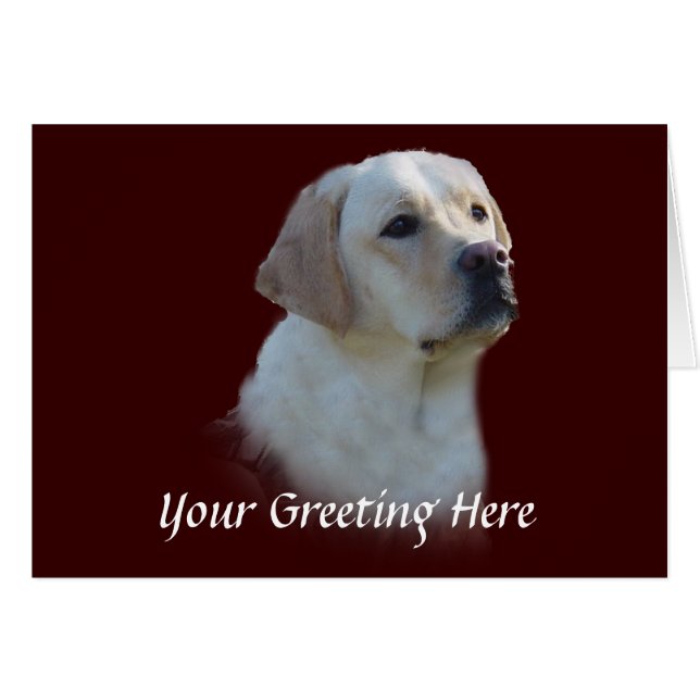 Labrador Retriever Card (Vorderseite (Horizontal))