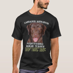 Labrador Retriever Chocolate Lab Professioneller M T-Shirt