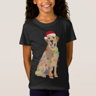 Labrador Retriever Christmas Lights Xmas Hund Love T-Shirt