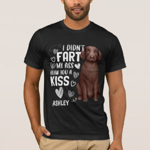 Labrador Retriever Didnt Furz Kiss Dog T-Shirt