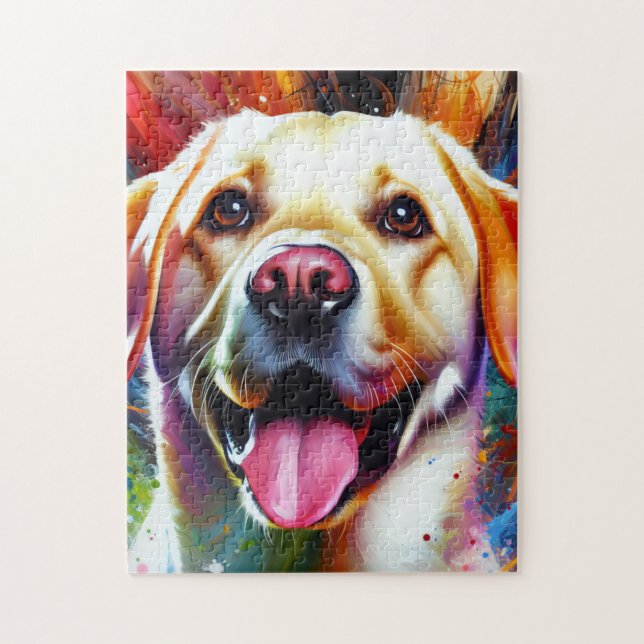 Labrador Retriever Dog Akrylic Print Dog Lover Puzzle (Vertikal)