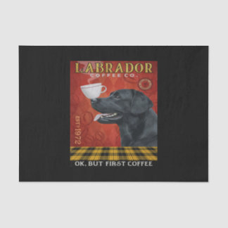 Labrador Retriever Dog Coffee Seidenpapier