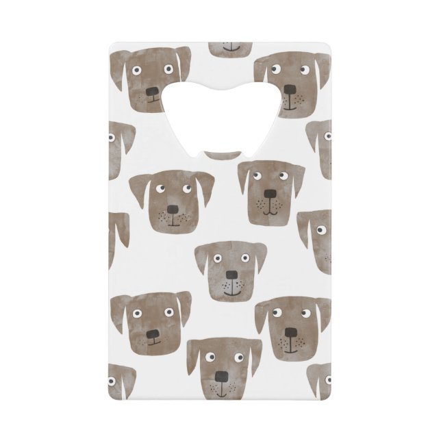 Labrador Retriever Dog Geldbeutel Flaschenöffner (Vorderseite)