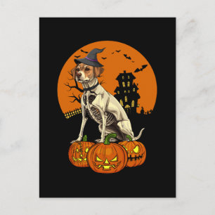 Labrador Retriever Dog Halloween Feiertagspostkarte