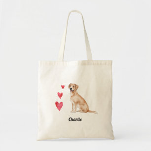 Labrador Retriever Dog Individuelle Name Tragetasche