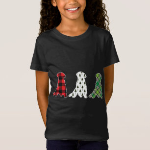 Labrador Retriever Dog Karierte Weihnachtsmatte Pa T-Shirt
