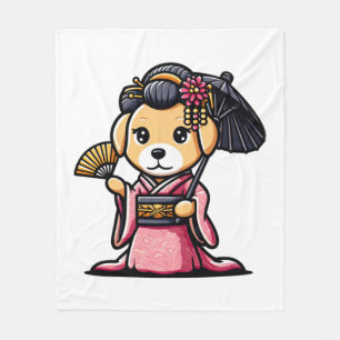 Labrador Retriever Dog Kimono Fleecedecke