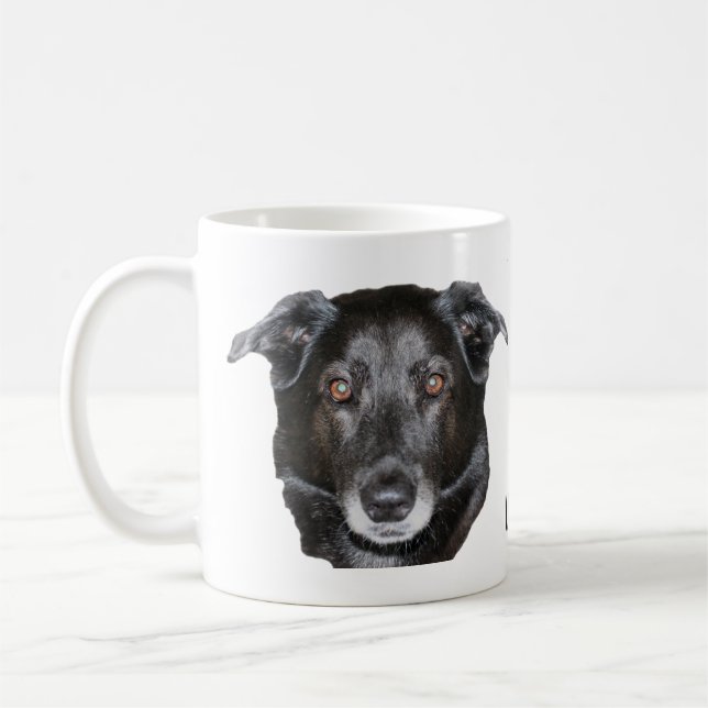 Labrador Retriever Dog Lover Personalisiert Kaffeetasse (Links)