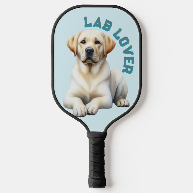 Labrador Retriever Dog Lover Pickleball Schläger (Vorderseite)
