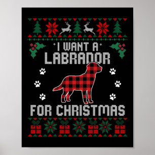 Labrador Retriever Dog Lover spendet hässliche Wei Poster