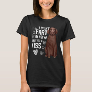 Labrador Retriever Dog Niedliche Furz Blew Kiss T-Shirt
