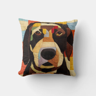Labrador Retriever Dog Patchwork Quilt by kedoki Kissen
