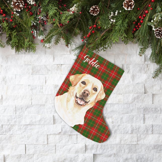 Labrador Retriever Dog Personalisiert Kleiner Weihnachtsstrumpf (Von Creator hochgeladen)