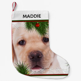 Labrador Retriever Dog Personalisiert Weihnachten Kleiner Weihnachtsstrumpf