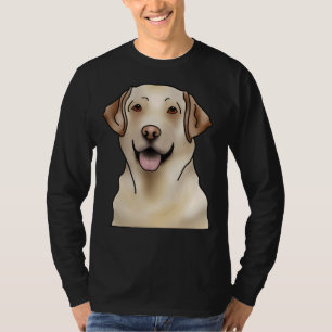 Labrador Retriever Dog Portrait Black T-Shirt