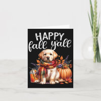 Labrador Retriever Dog Pumpkin Gewürz Happy Fall Y