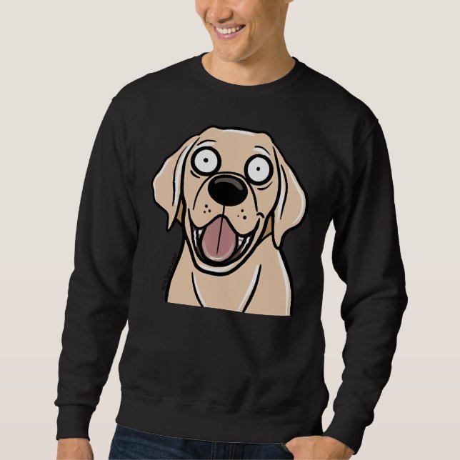 Labrador Retriever Dog Sweatshirt (Vorderseite)