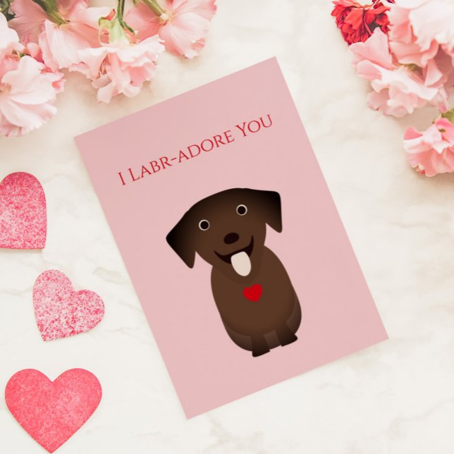 Labrador Retriever Dog Valentine, Valentinstag (Von Creator hochgeladen)