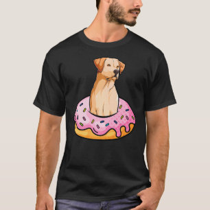 Labrador Retriever Donut Dog Niedliche Welpe Doggi T-Shirt