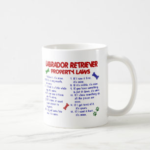 LABRADOR RETRIEVER-Eigentums-Gesetze Kaffeetasse
