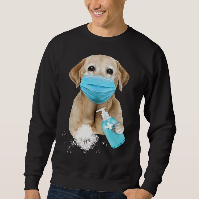 Labrador Retriever Face Mask Sweatshirt (Vorderseite)