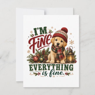 Labrador Retriever Fein Alles ist Fein Einladung