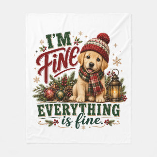 Labrador Retriever Fein Alles ist Fein Fleecedecke