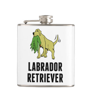 Labrador retriever flachmann