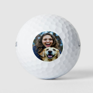 Labrador Retriever Foto personalisieren Golfball