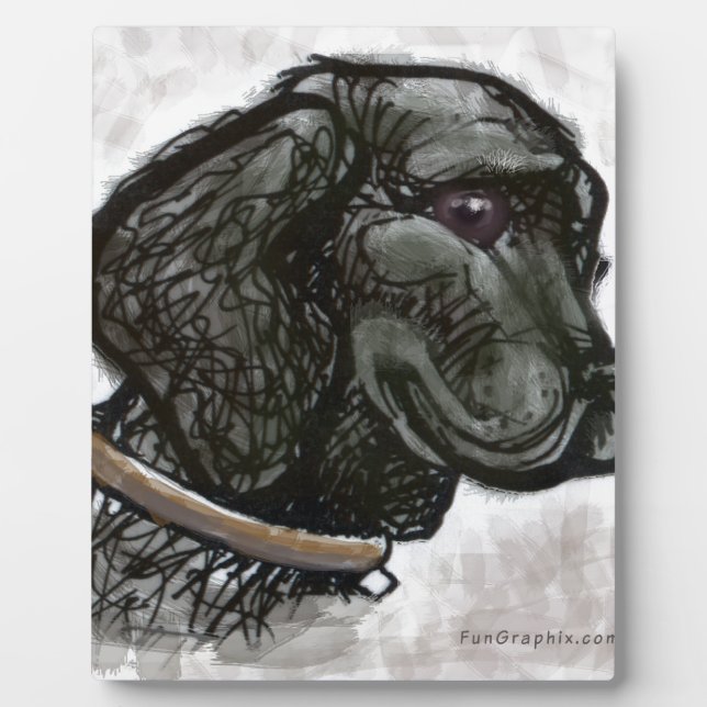 Labrador Retriever Fotoplatte (Vorderseite)