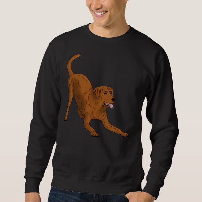 Labrador Retriever Fox Red Play Bow Sweatshirt (Vorderseite)