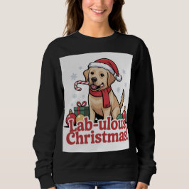 Labrador Retriever Frohe Weihnachten  Sweatshirt