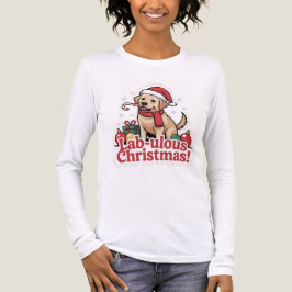 Labrador Retriever Frohe Weihnachten  Tri-Blend Shirt