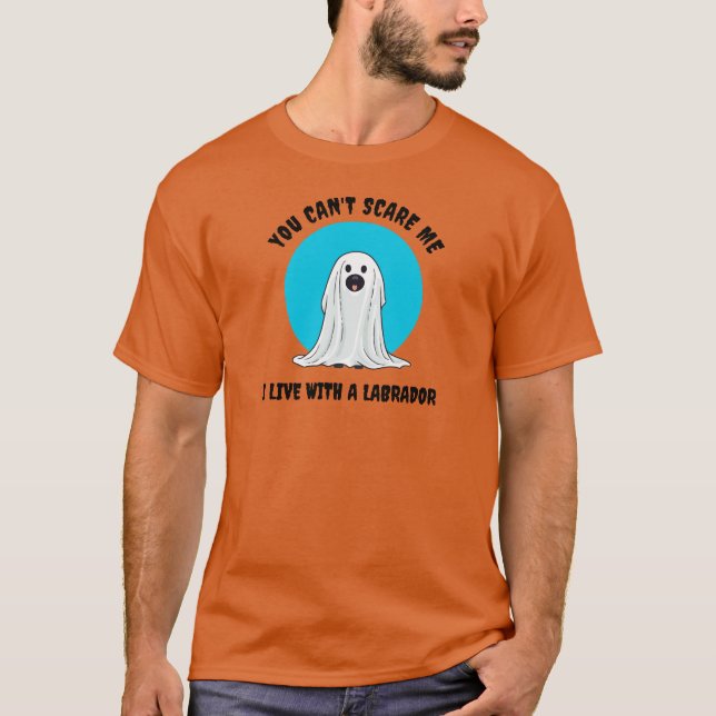 Labrador Retriever Funny Halloween T-Shirt (Vorderseite)