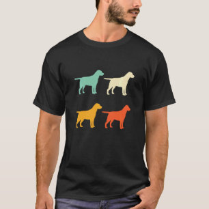 Labrador Retriever Für Hundeliebhaber Retro Lab Vi T-Shirt