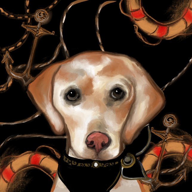 Labrador Retriever Geburtstag Dankeskarte (Von Creator hochgeladen)