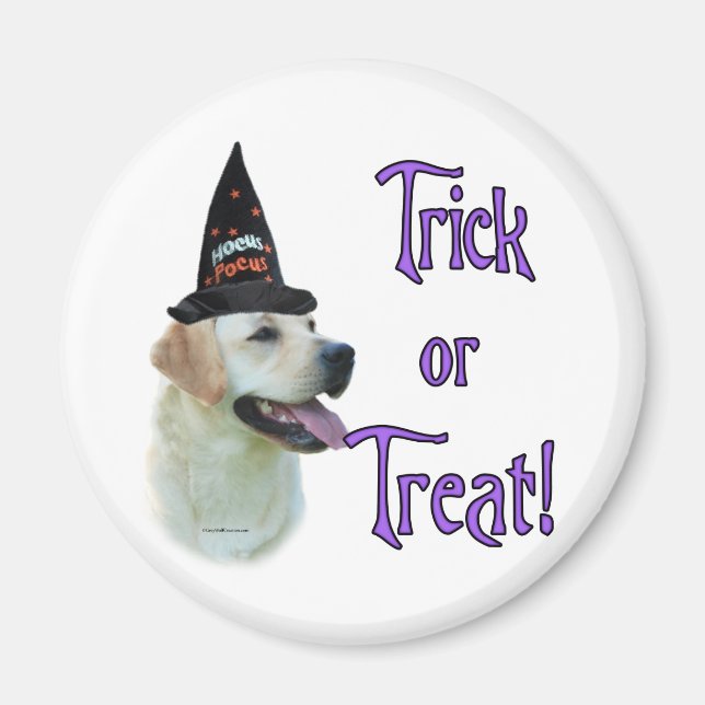 Labrador Retriever (gelb) Trick Magnet (Vorne)