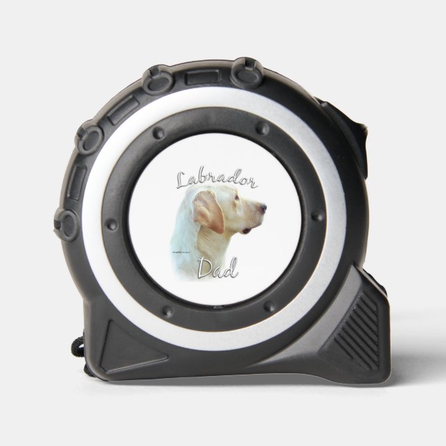 Labrador Retriever (gelb) Vater 2 Maßband (Vorderseite)